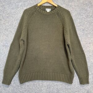 Vintage Gap Chunky Knit Fisherman Sweater Mens XL Heavyweight Y2k Ribbed Hem